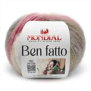 Lana BEN FATTO - MONDIAL 772 - PANNA BEIGE ROSA - LacariaRicami.Store