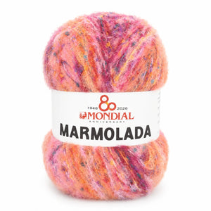 Lana MARMOLADA - MONDIAL - Colore: 784 - ROSA MATTONE ARANCIATO - by LacariaRicami.Store
