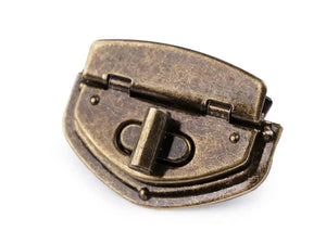 CHIUSURA a girello per BORSA - 39 x 54 mm - Colore: BRONZO - by LacariaRicami.Store