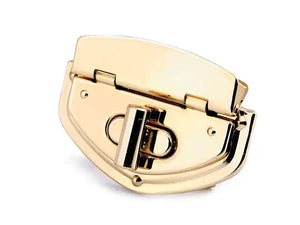 CHIUSURA a girello per BORSA - 39 x 54 mm - Colore: ORO - by LacariaRicami.Store