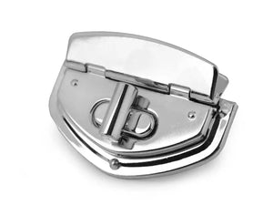 CHIUSURA a girello per BORSA - 39 x 54 mm - Colore: ARGENTO - by LacariaRicami.Store