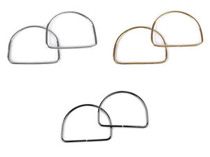 Manici per borse metallici - 10,5 x 13 cm - - LacariaRicami.Store