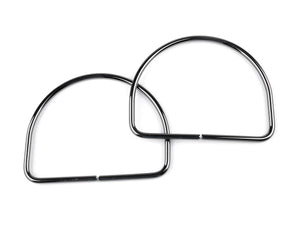 Manici per borse metallici - 10,5 x 13 cm - - LacariaRicami.Store