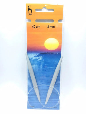 FERRI CIRCOLARI 40 CM - Pony - Colore: 8,0 mm - Lunghi 40 Cm - by LacariaRicami.Store