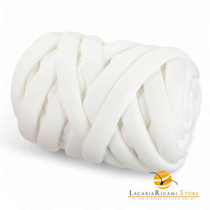 Filato Imbottito MARSHMALLOW - Colore: 810882 - COTONE BIANCO - by LacariaRicami.Store