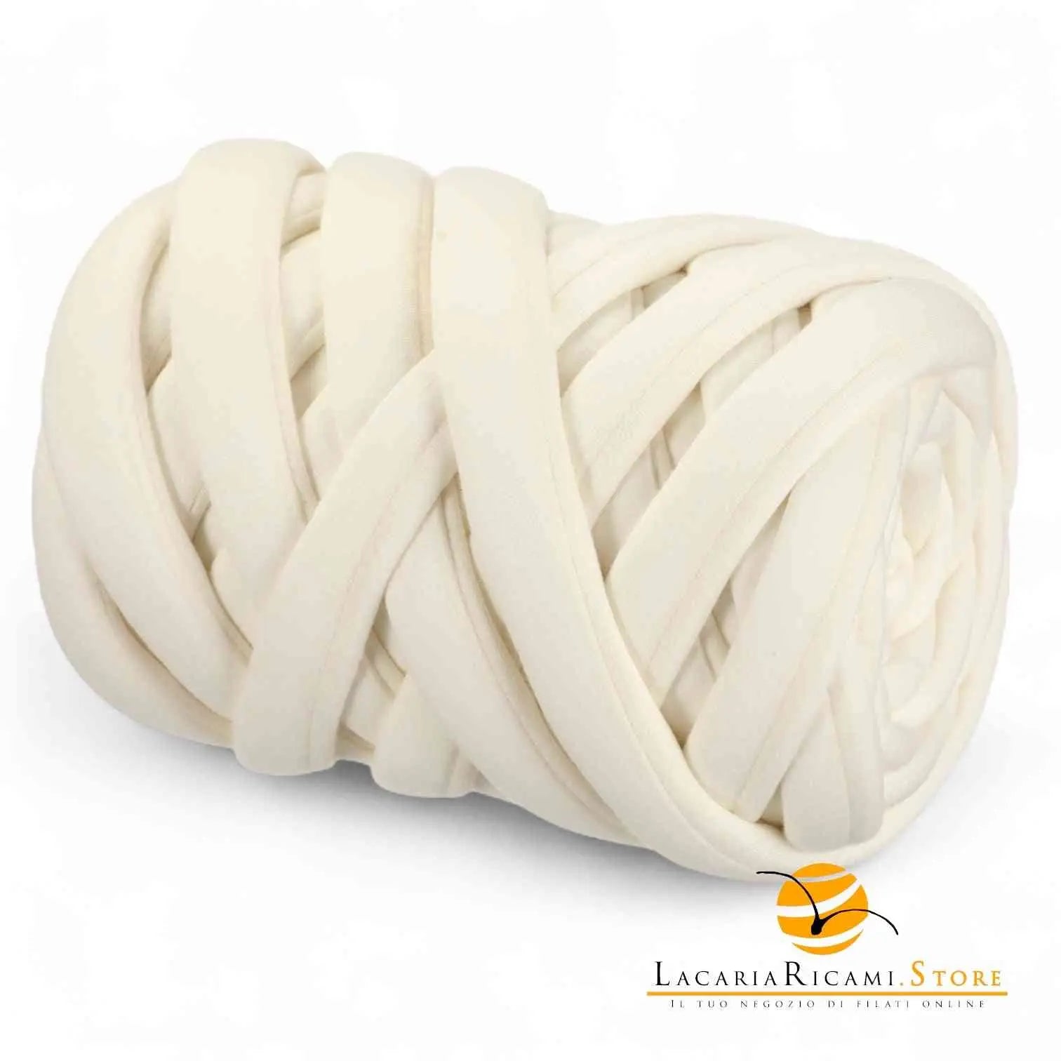 Filato Imbottito MARSHMALLOW - Colore: 810883 - COTONE PANNA - by LacariaRicami.Store