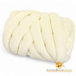 Filato Imbottito MARSHMALLOW - Colore: 810895 - VELVET GIALLINO - by LacariaRicami.Store