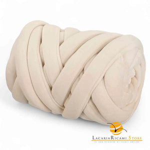 Filato Imbottito MARSHMALLOW - Colore: 810896 - VELVET ECRÚ - by LacariaRicami.Store