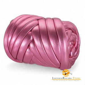 Filato Imbottito MARSHMALLOW: Un morbido tubolare Imbottito 810920 - LUX ROSA - LacariaRicami.Store