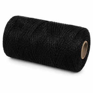 Cordino Thai Metal Lurex - Colore: NERO - by LacariaRicami.Store
