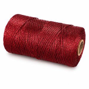 Cordino Thai Metal Lurex - Colore: ROSSO - by LacariaRicami.Store