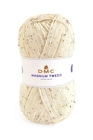 Lana Magnum TWEED - DMC - Colore: 929 - PANNA TWEED - by LacariaRicami.Store