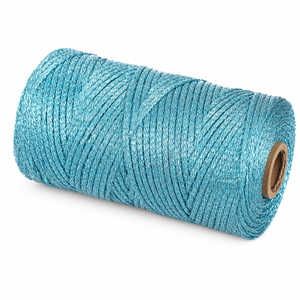 Cordino Thai Metal Lurex - Colore: CELESTE - by LacariaRicami.Store