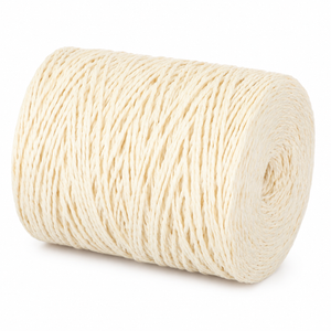 Gomitolo di RAFIA Ritorta - Colore: BEIGE - by LacariaRicami.Store