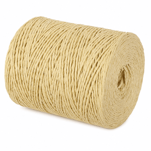 Gomitolo di RAFIA Ritorta - Colore: AVANA - by LacariaRicami.Store