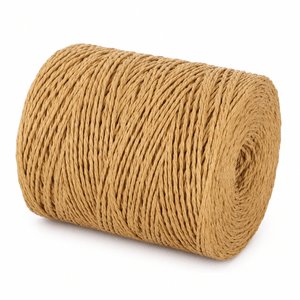 Gomitolo di RAFIA Ritorta - Colore: CORDA - by LacariaRicami.Store