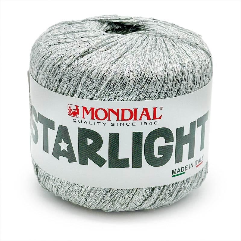 Catenella STARLIGHT - MONDIAL - 832 - BIANCO - LacariaRicami.Store