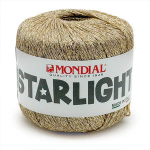 Catenella STARLIGHT - MONDIAL - 833 - ORO CHIARO - LacariaRicami.Store