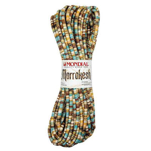 Cotone MARRAKESH - MONDIAL - Colore: 835 - BEIGE AZZURRO CACAO - by LacariaRicami.Store