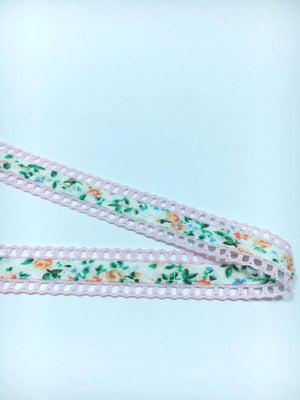 PASSANASTRO + NASTRO 8371 - 13 mm - Colore: 8371 435 FT4 - ROSA - by LacariaRicami.Store