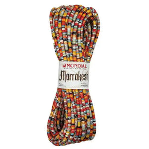 Cotone MARRAKESH - MONDIAL 838 - GIALLO ARANCIO AZZURRO - LacariaRicami.Store