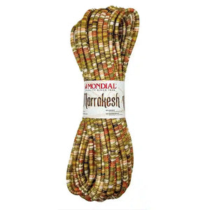 Cotone MARRAKESH - MONDIAL 839 - VERDE MATTONE PESCA - LacariaRicami.Store