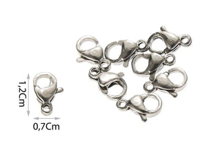 CHIUSURE Per Bracciali o Collane In ACCIAIO - - LacariaRicami.Store