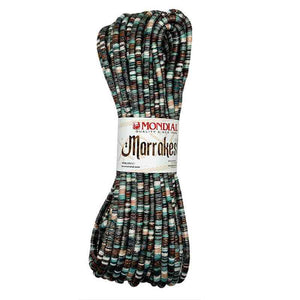 Cotone MARRAKESH - MONDIAL - Colore: 840 - PAVONE GRIGIO CACAO - by LacariaRicami.Store