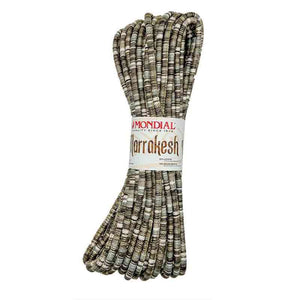 Cotone MARRAKESH - MONDIAL - Colore: 842 - GRIGIO BIANCO ANTRACITE - by LacariaRicami.Store