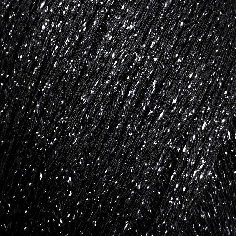 Catenella STARLIGHT - MONDIAL - 845 - NERO - LacariaRicami.Store