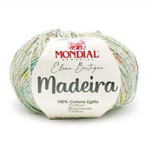 Cotone MADEIRA - MONDIAL - Colore: 873 - VERDINO multicolor - by LacariaRicami.Store