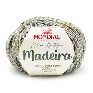 Cotone MADEIRA - MONDIAL - Colore: 876 - NERO multicolor - by LacariaRicami.Store