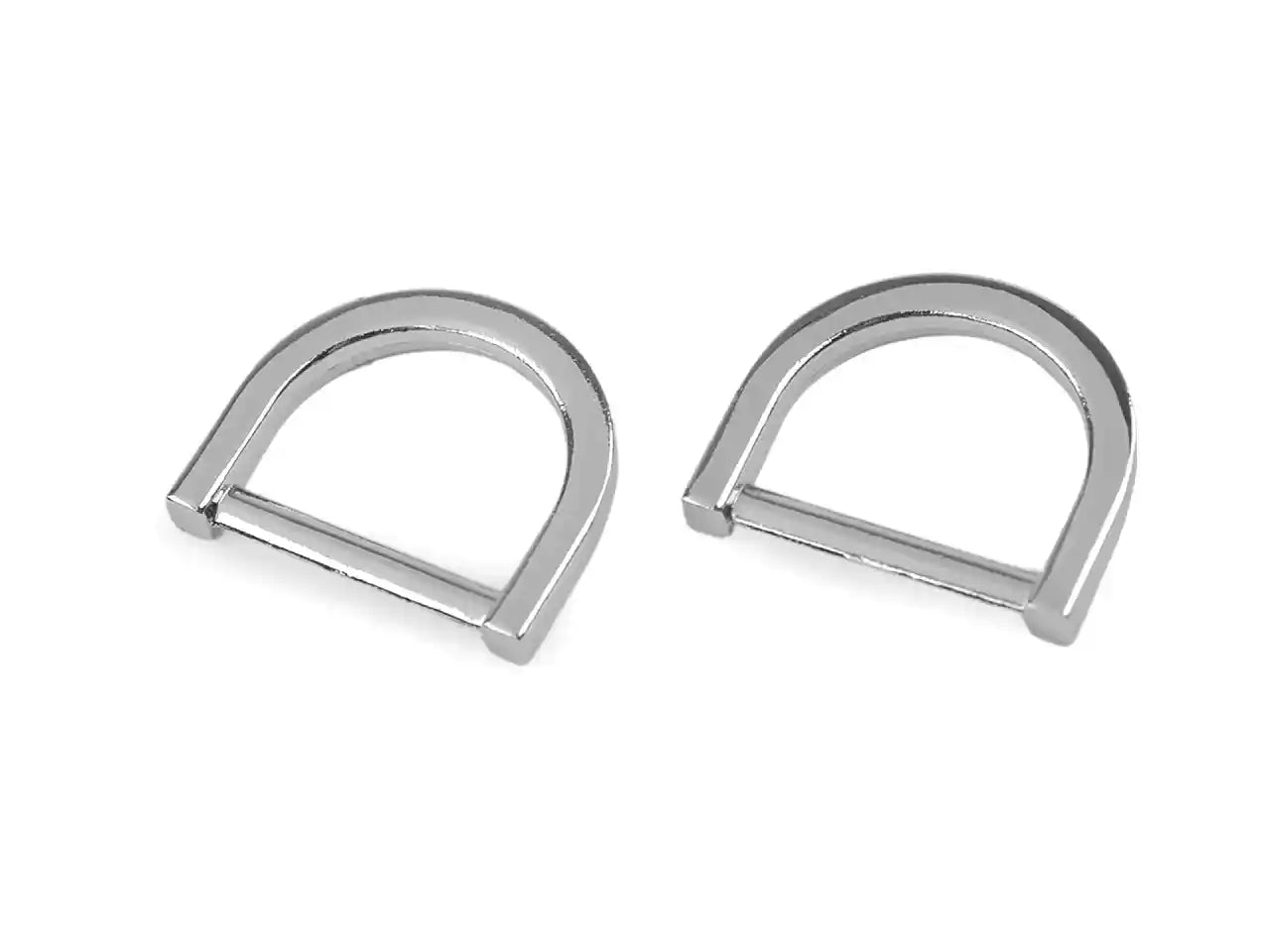 Passanti Metallici 22x26 mm - Colore: ARGENTO - by LacariaRicami.Store