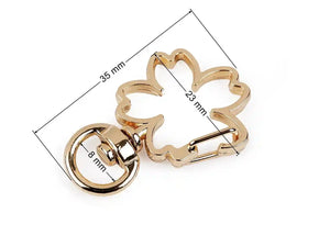 Moschettoni Con Aggancio QUADRIFOGLIO 23x35 mm - Colore: - by LacariaRicami.Store