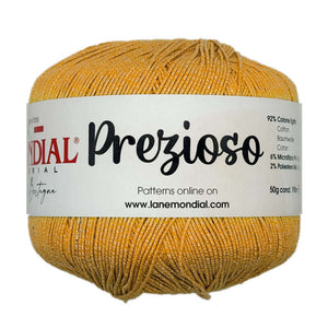 Cotone PREZIOSO - MONDIAL - Colore: 892 - GIALLO - by LacariaRicami.Store
