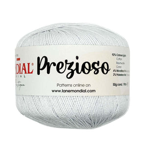 Cotone PREZIOSO - MONDIAL - Colore: 898 - BIANCO - by LacariaRicami.Store