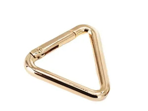 Moschettoni Ventaglio TRIANGOLARI 31x34 mm - Colore: ORO - by LacariaRicami.Store