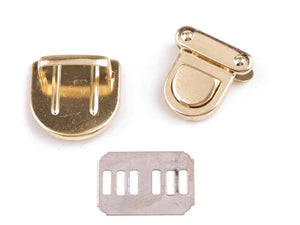 CHIUSURA a pulsante per BORSA - 26 x 29 mm - - LacariaRicami.Store