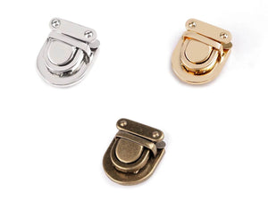 CHIUSURA a pulsante per BORSA - 26 x 29 mm - - LacariaRicami.Store