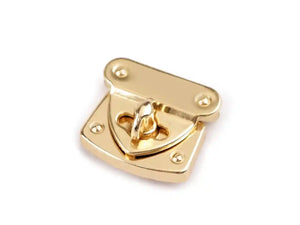 CHIUSURA a girello per BORSA - 32 x 37 mm - Colore: ORO - by LacariaRicami.Store