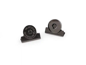 Bottone Magnetico Da Crimpare 15 mm - Colore: ANTRACITE - by LacariaRicami.Store
