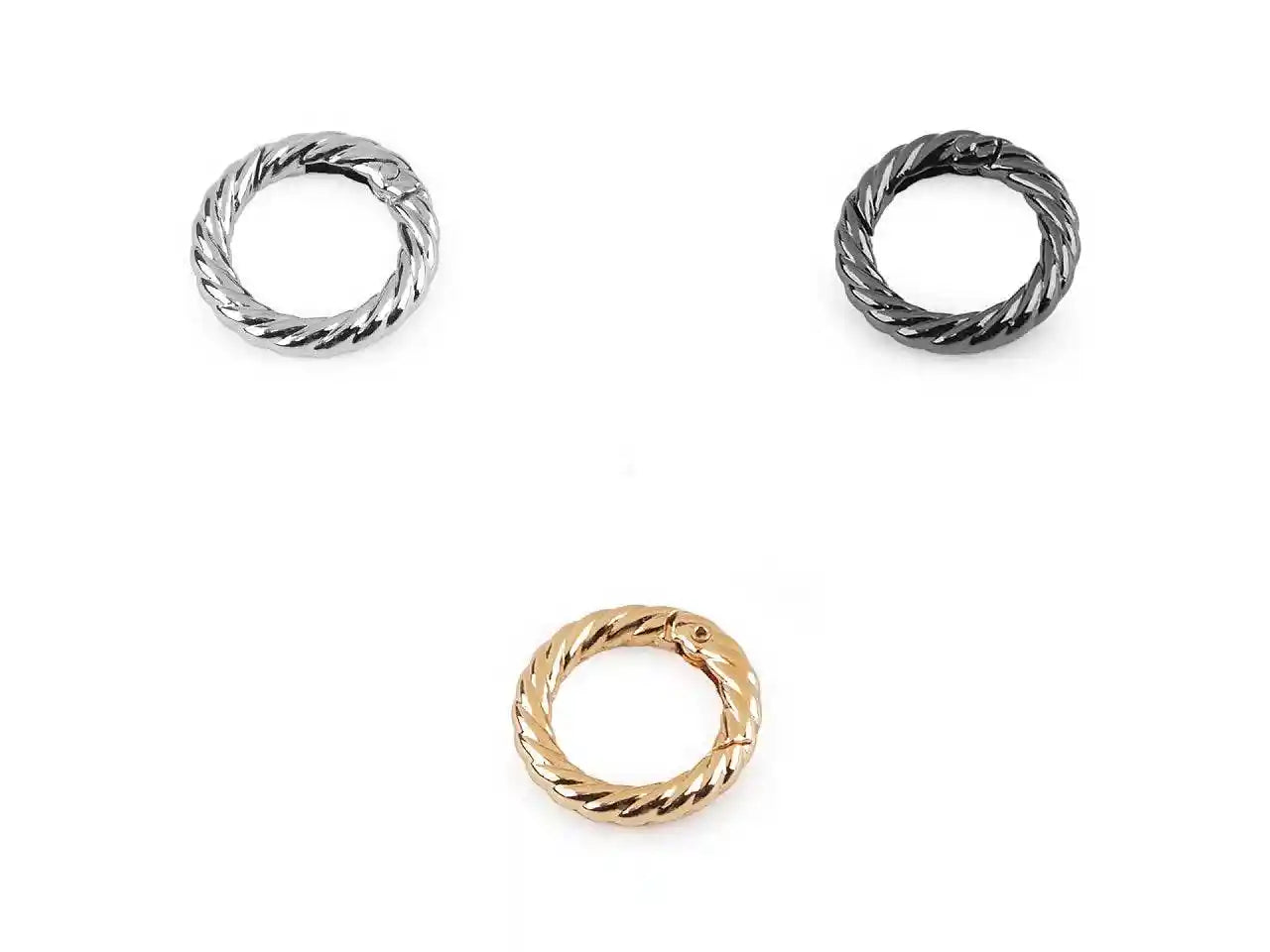 Moschettoni Ventaglio DECORATIVO Rotondo - LacariaRicami.Store