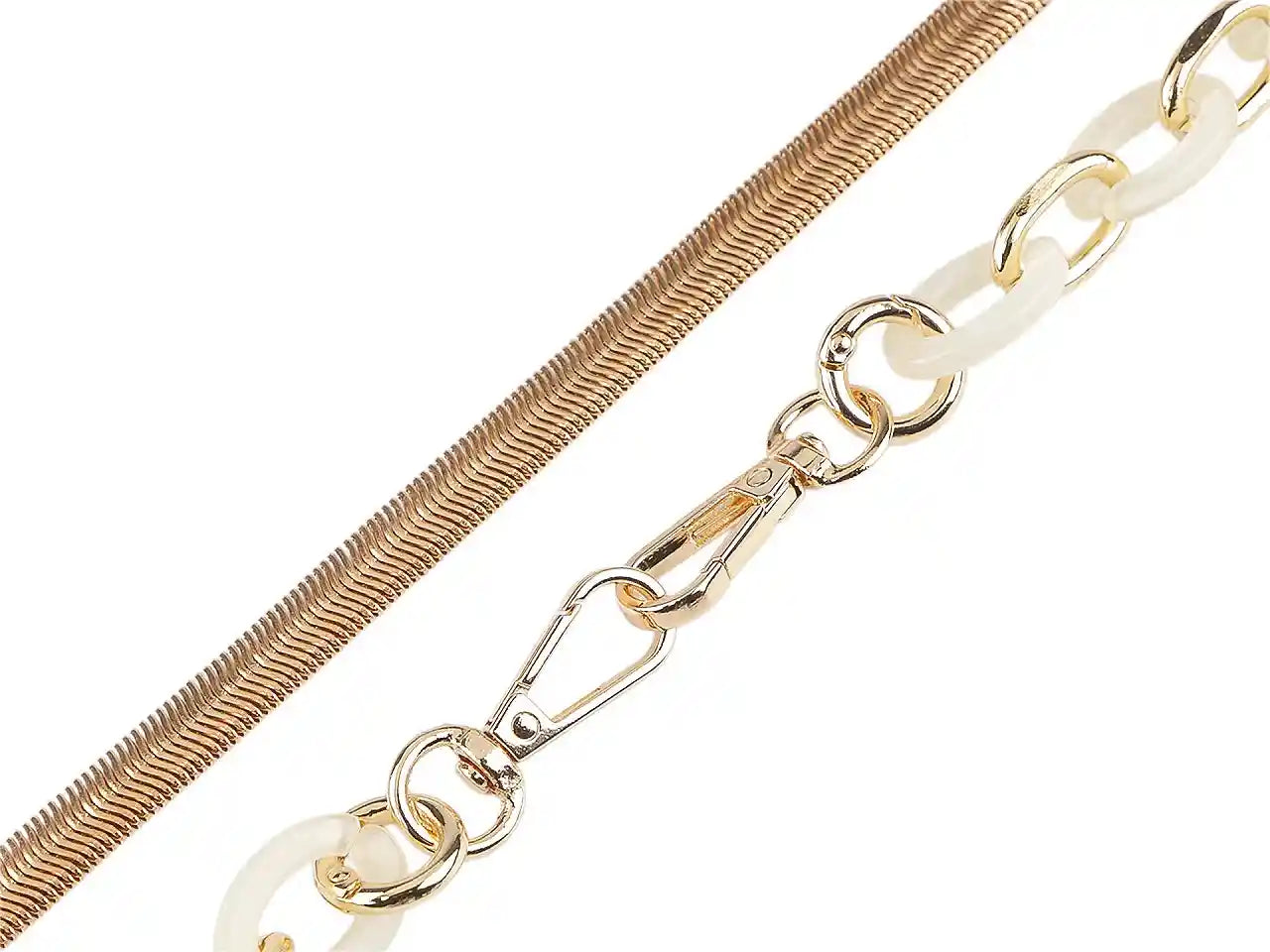 Catena per Borsa 90 Cm ORO - BEIGE - LacariaRicami.Store