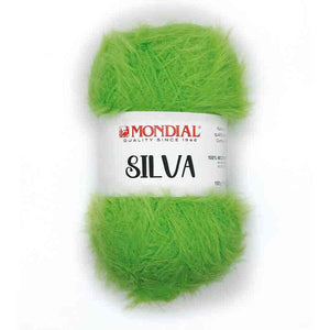 Microfibra SILVA - MONDIAL - Colore: 935 - VERDE FLUO - by LacariaRicami.Store