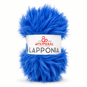 Pelliccia LAPPONIA - MONDIAL - Colore: 956 - BLU ELETTRICO - by LacariaRicami.Store