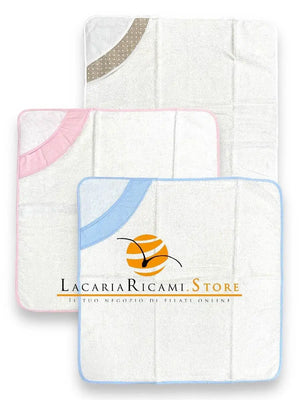 ACCAPPATOIO In Spugna con Tela Aida Ricamabile 75x75cm - Colore: - by LacariaRicami.Store