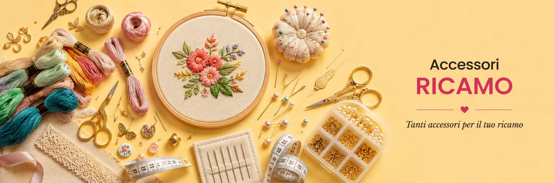 Accessori per ricamo a mano e punto croce