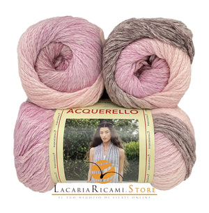Cotone ACQUERELLO - Tropical Lane - - LacariaRicami.Store
