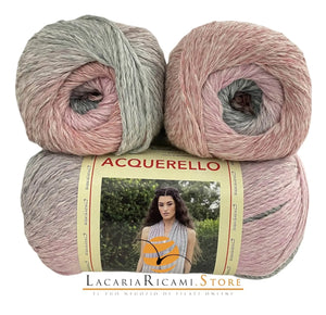 Cotone ACQUERELLO - Tropical Lane - - LacariaRicami.Store