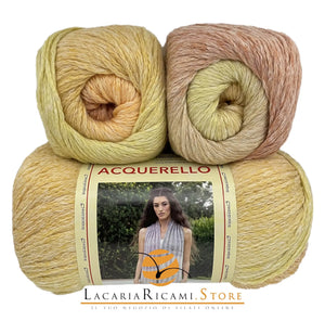 Cotone ACQUERELLO - Tropical Lane - - LacariaRicami.Store